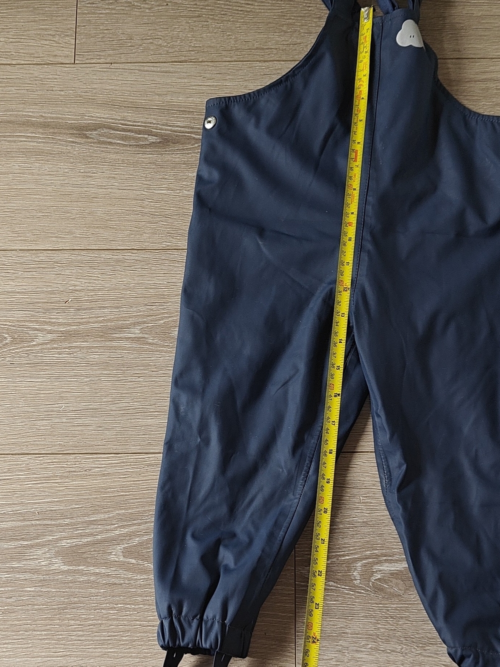 MORI Waterproof Windproof Rain Suit Jacket & Pants Set Navy/Yellow 18-24M - Picture 11 of 16